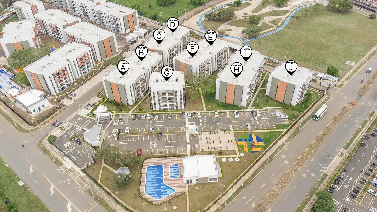 Foto del proyecto Altabrisa en avance de obra febrero de 2022