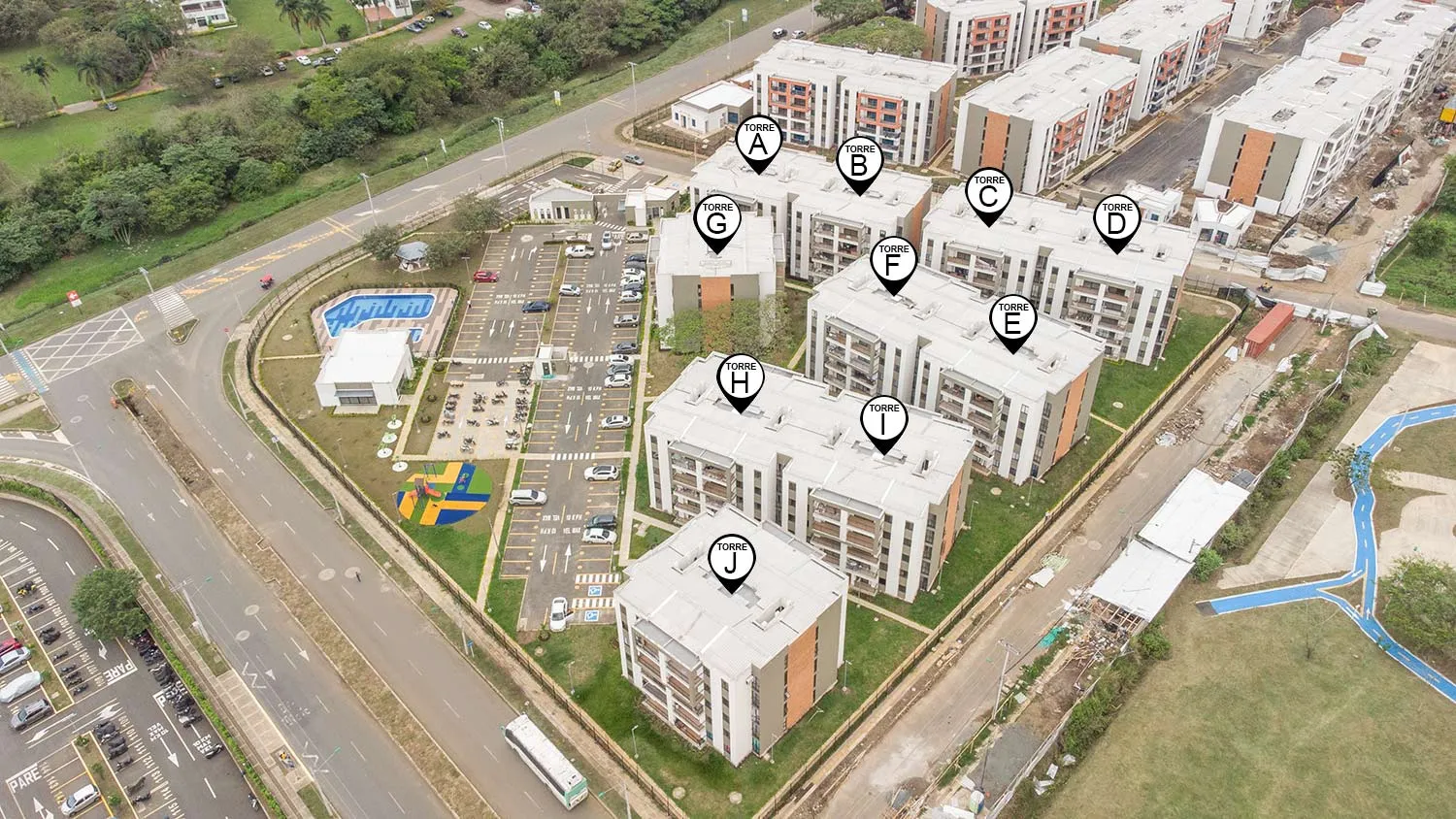 Foto del proyecto Altabrisa en avance de obra marzo de 2022