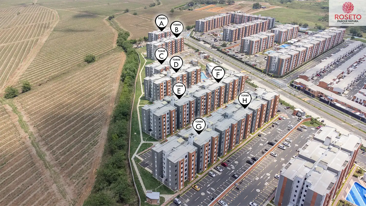 Avances de obra del proyecto Roseto en octubre 2023