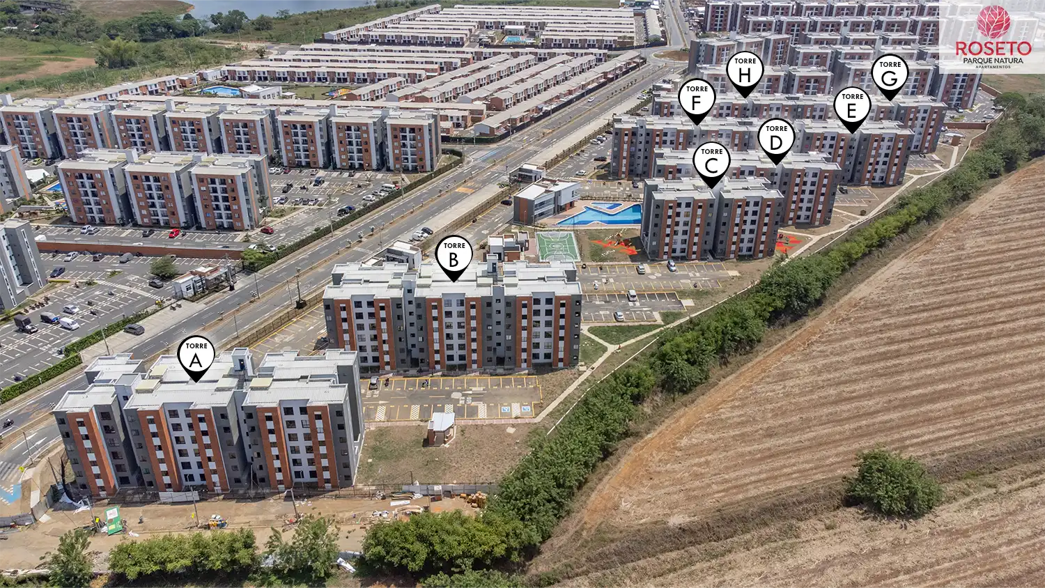Avances de obra del proyecto Roseto en septiembre 2023