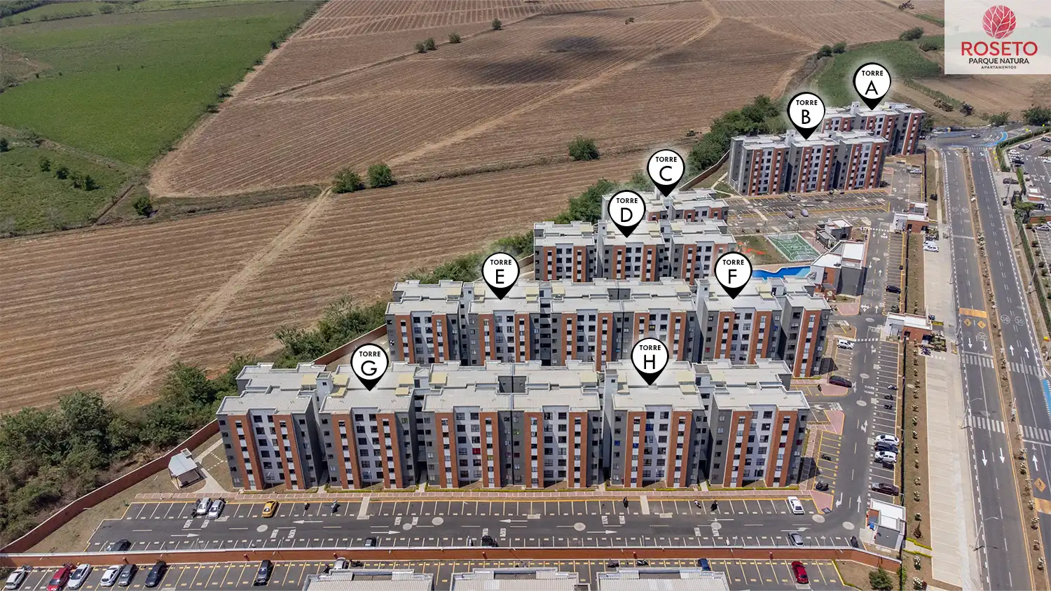 Avances de obra del proyecto Roseto en septiembre 2023