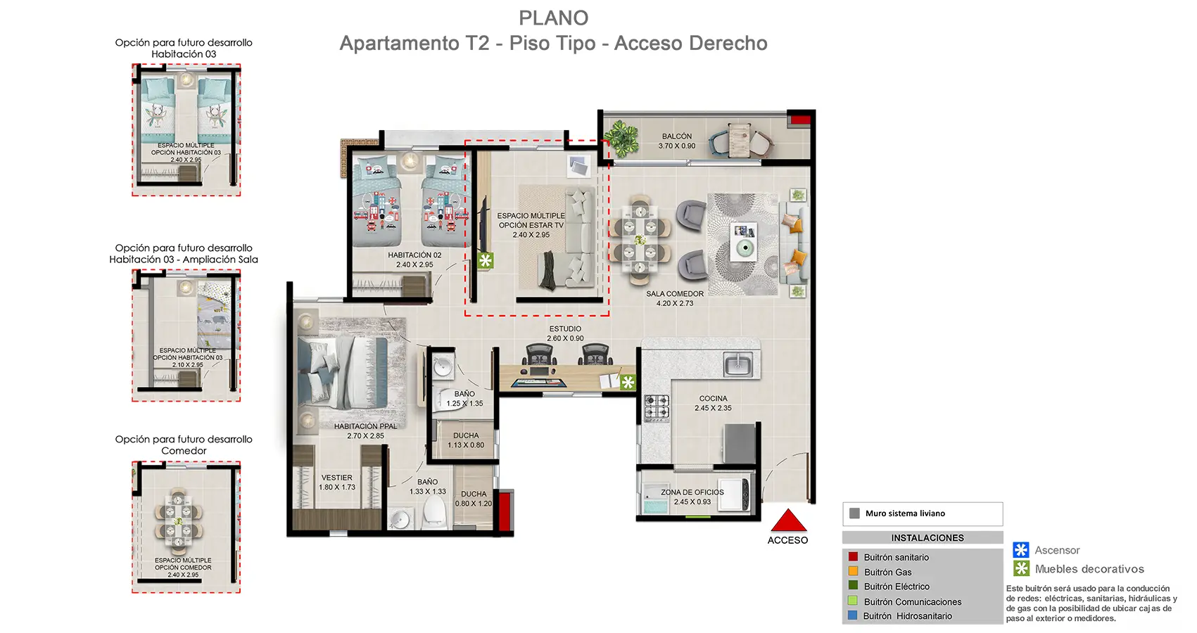 Apartamento tipo 73