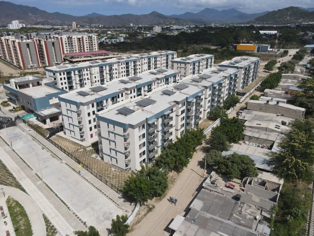 Foto del proyecto Poblado en avance de obra diciembre de 2021