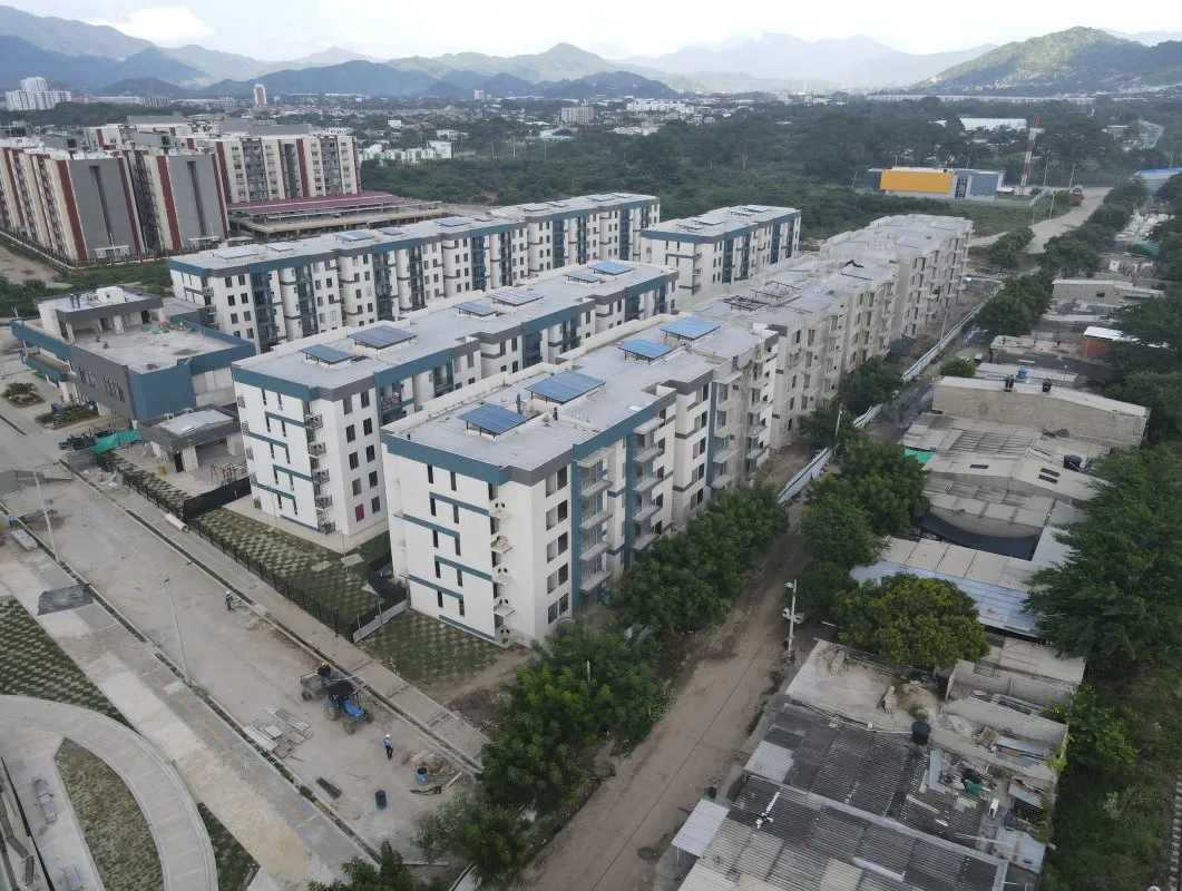 Foto del proyecto Poblado en avance de obra octubre de 2021