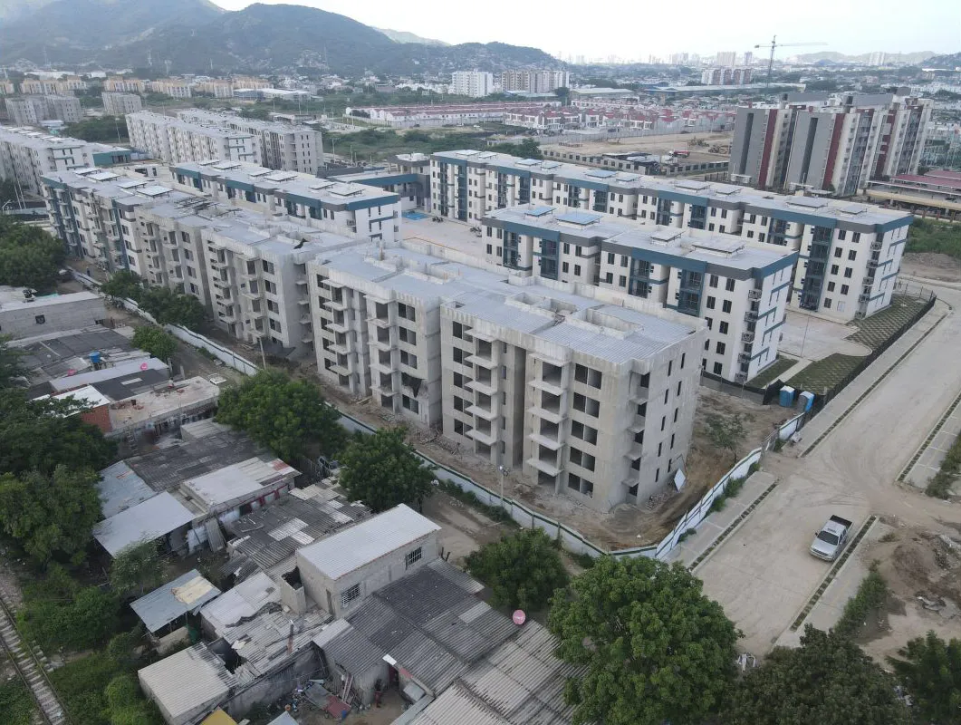 Foto del proyecto Poblado en avance de obra octubre de 2021