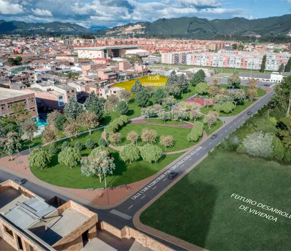 Tarjeta Parque Central Cajicá 