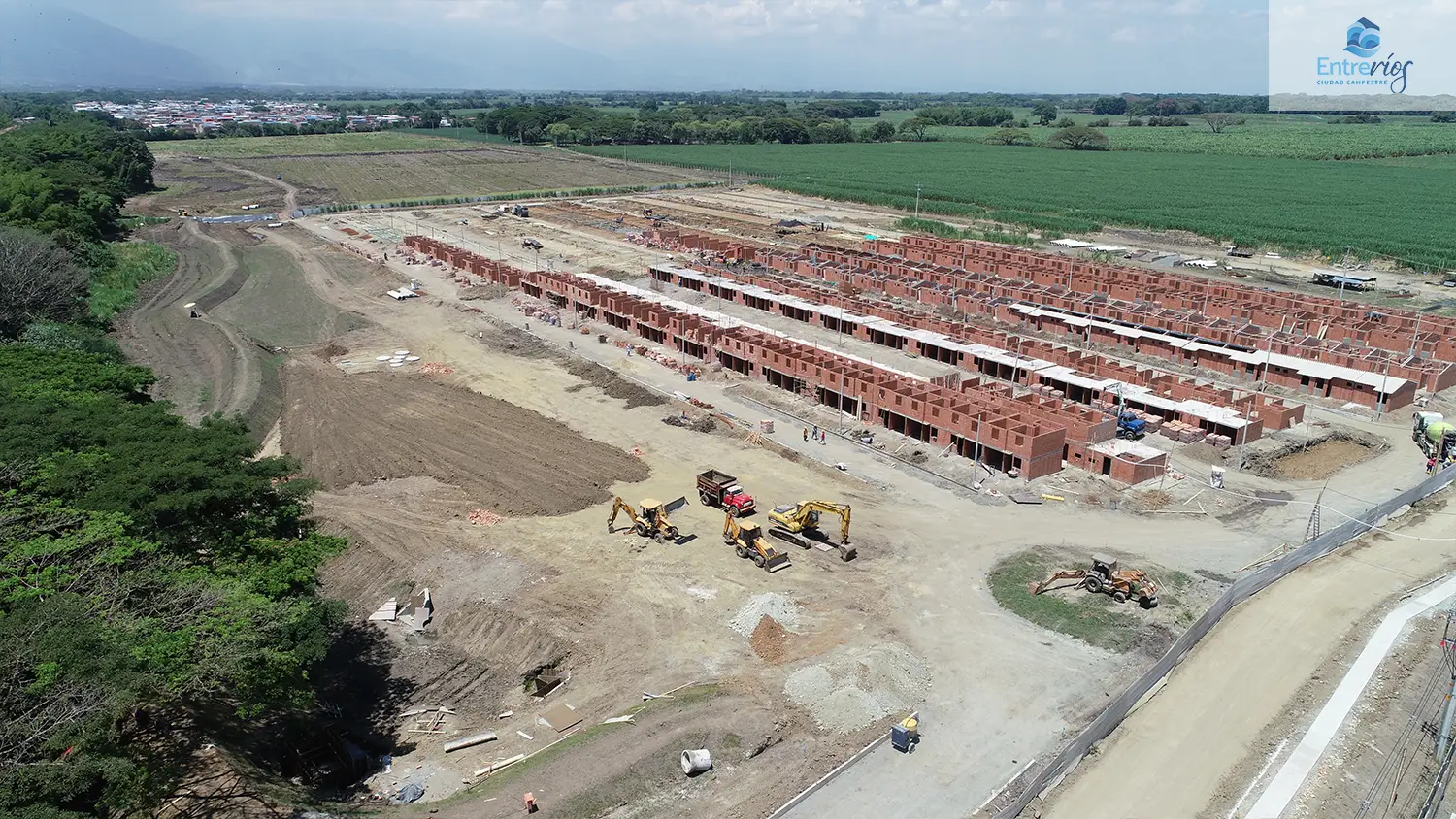 Foto del Macroproyecto Entreríos en avance de obra Julio de 2025