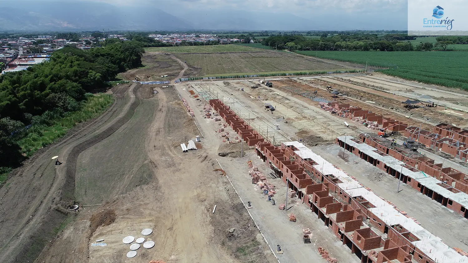 Foto del Macroproyecto Entreríos en avance de obra Julio de 2025