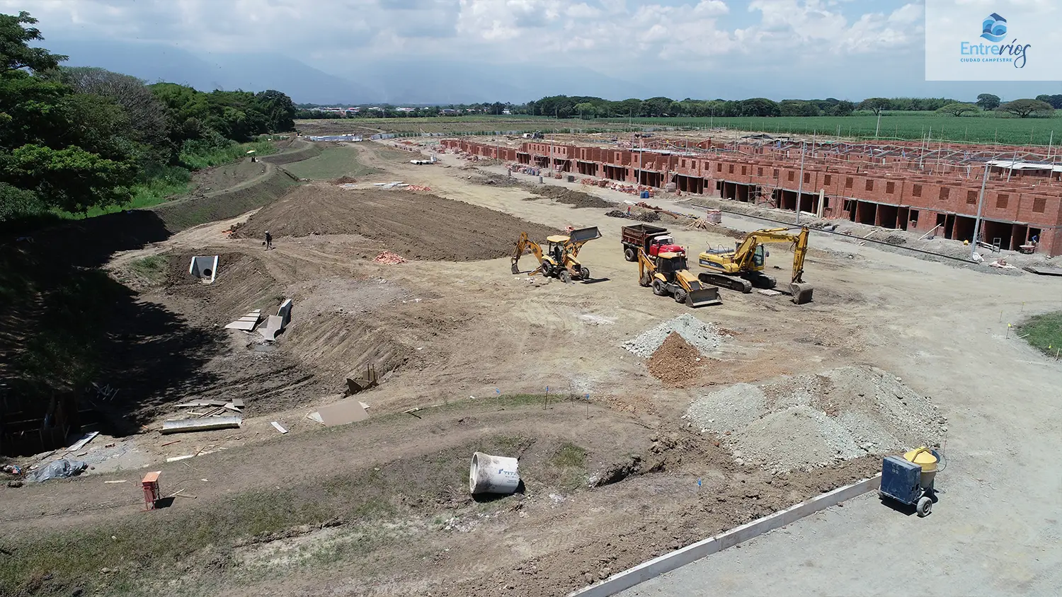 Foto del Macroproyecto Entreríos en avance de obra Julio de 2025