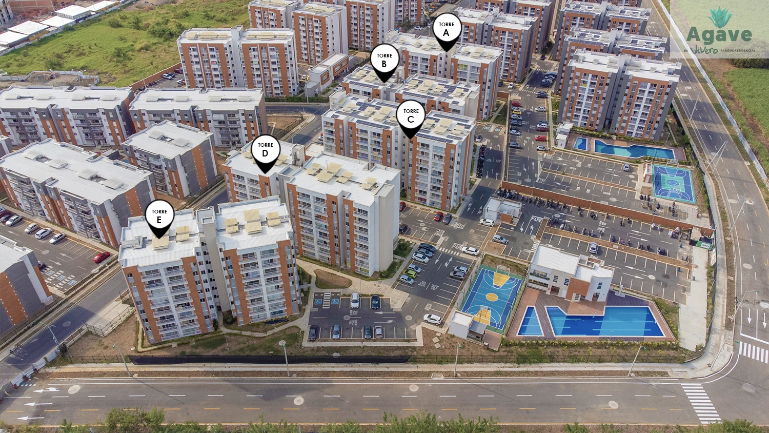 Foto del avance de obra del proyecto Agave en el mes de Marzo 2024