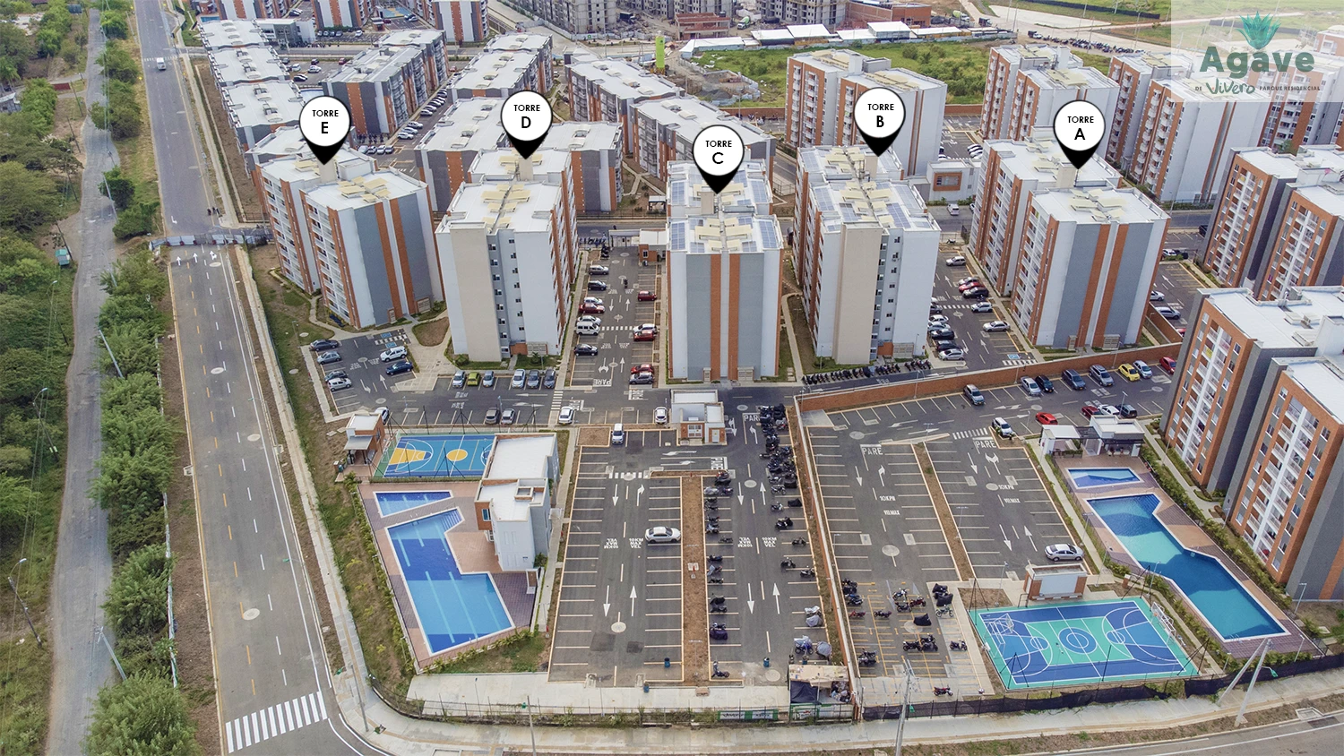 Foto del avance de obra del proyecto Agave en el mes de Marzo 2024