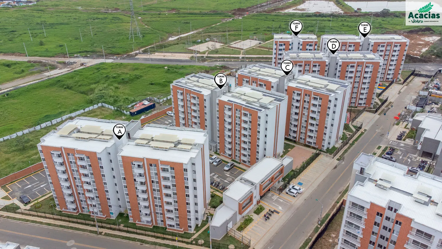 Foto del proyecto Acacias en avance de obra abril de 2023