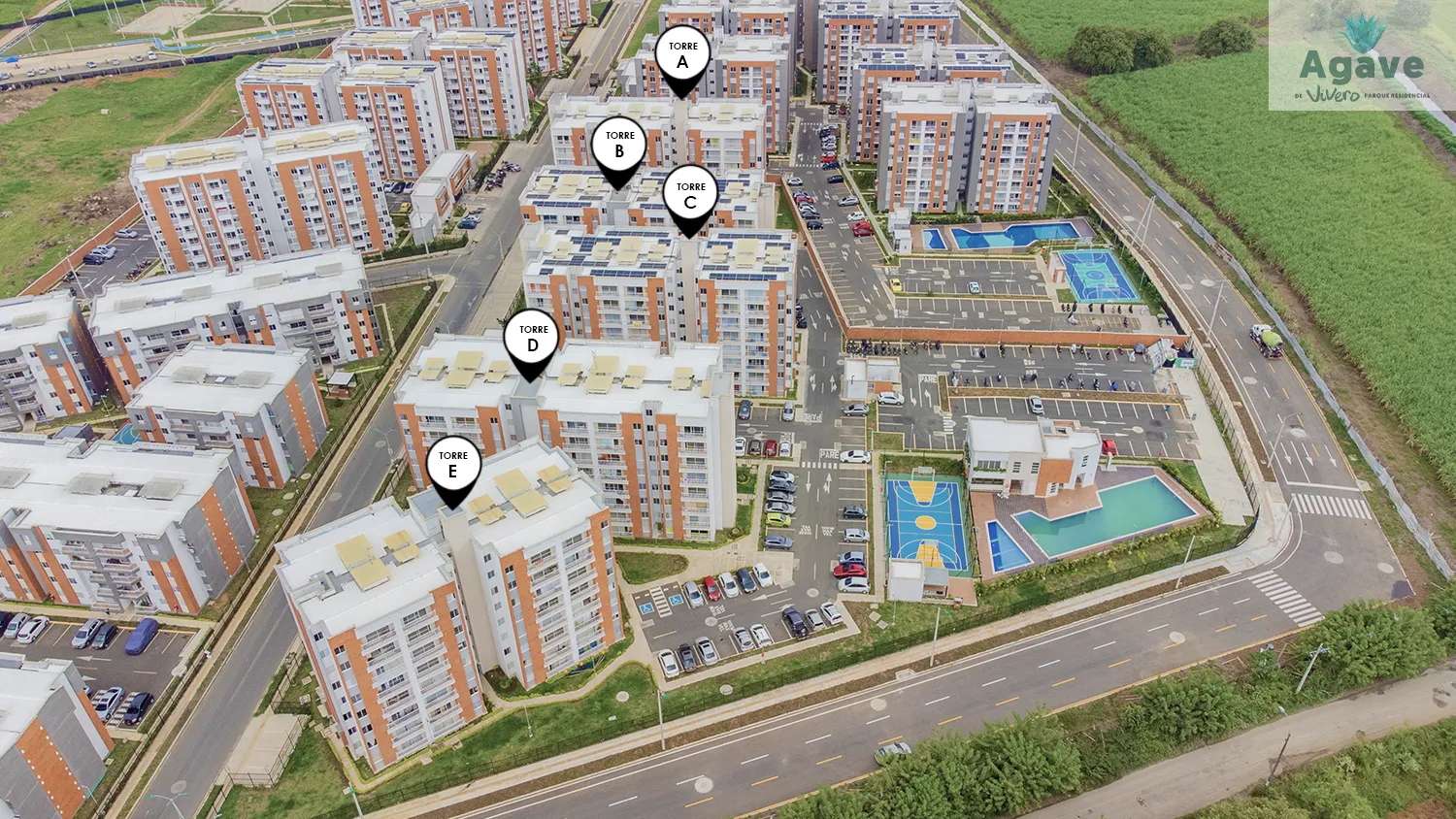 Foto del proyecto Agave en avance de obra abril de 2024