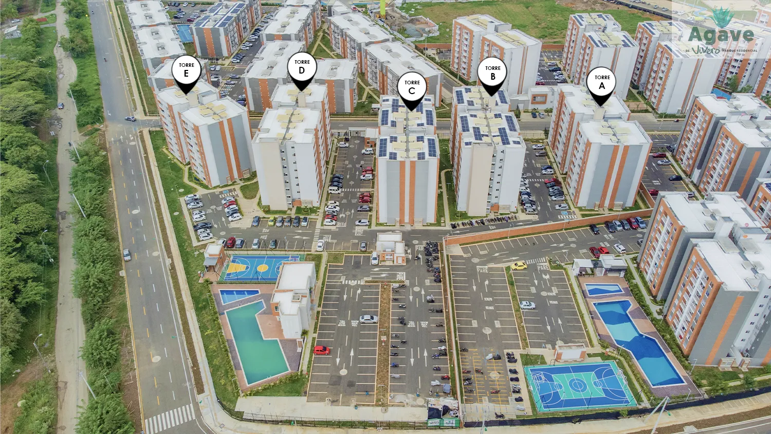 Foto del proyecto Agave en avance de obra abril de 2024