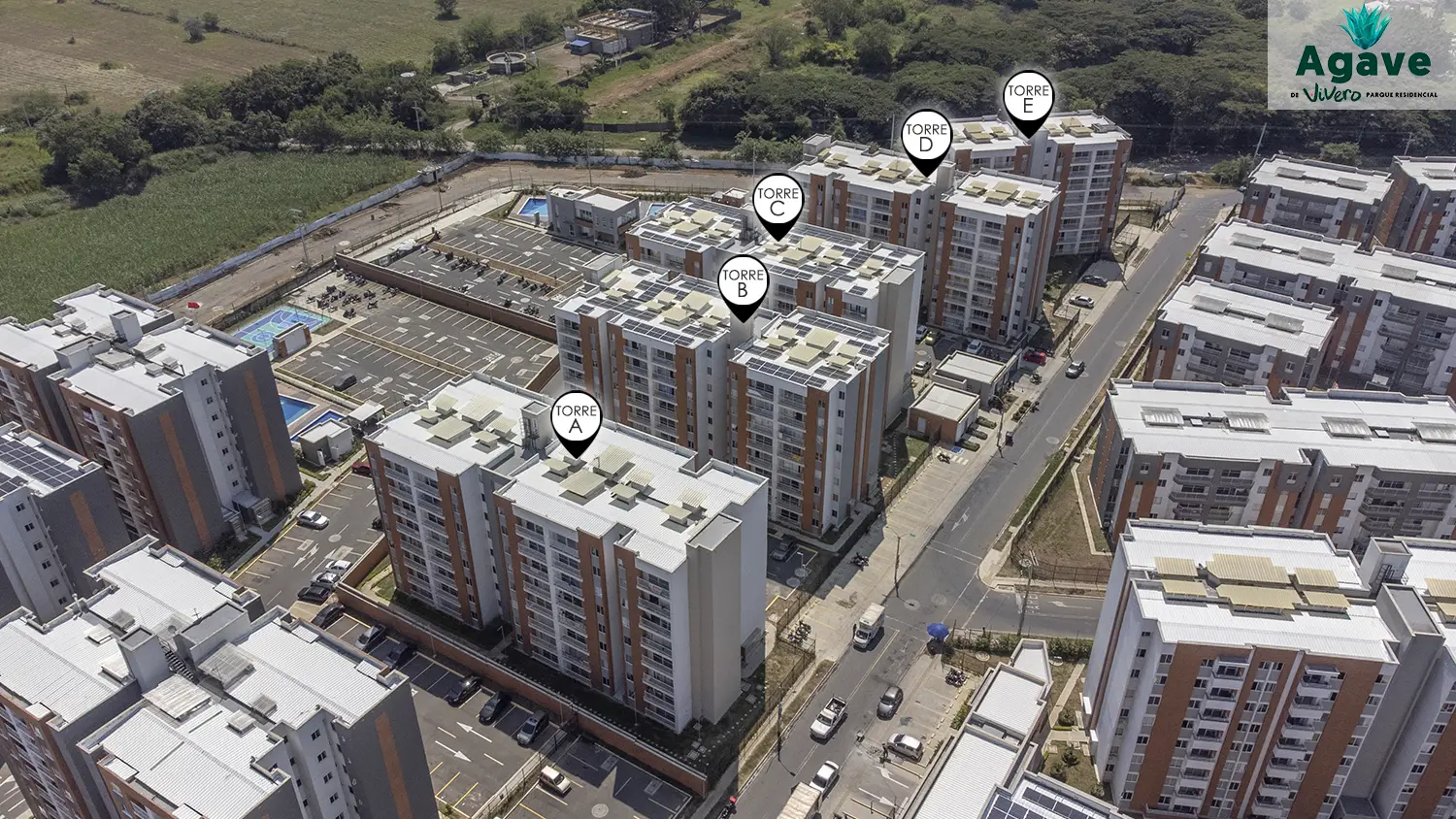 Foto del avance de obra del proyecto Agave en el mes de enero 2024