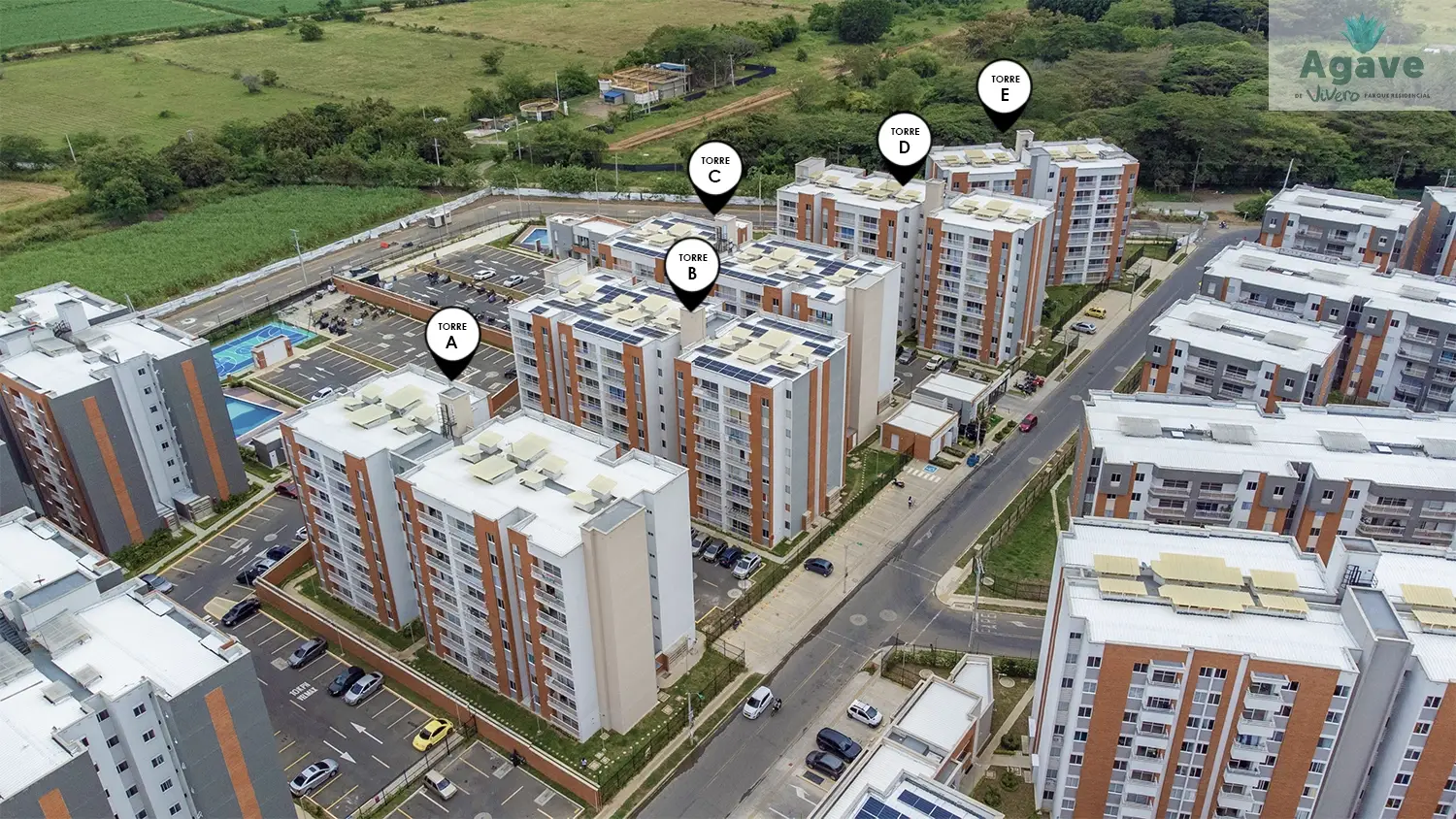 Foto del avance de obra del proyecto Agave en el mes de febrero 2024