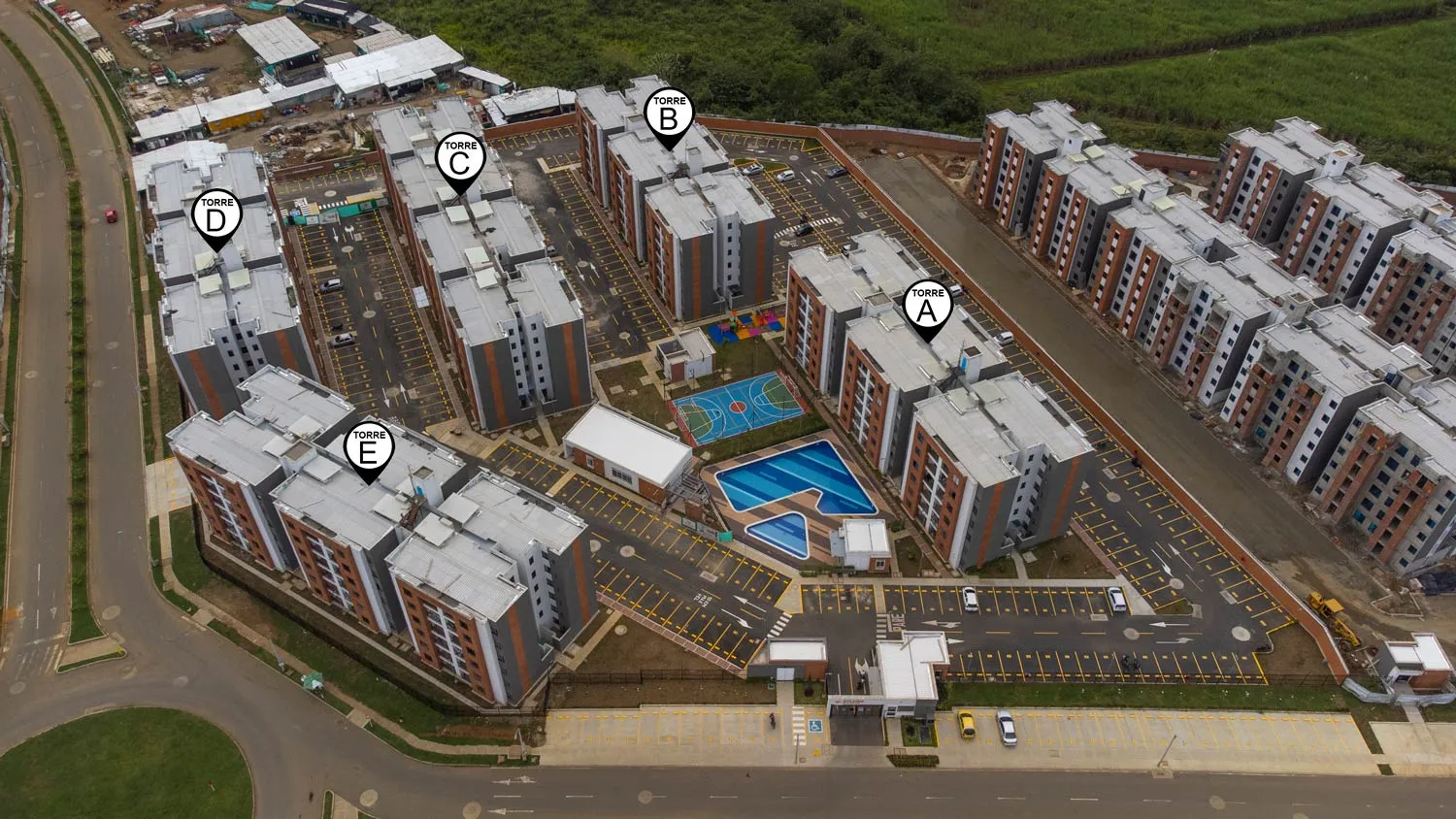 Foto del proyecto Solaria en avance de obra agosto de 2022