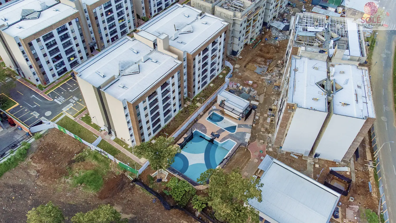 Foto del avance de obra del proyecto solé en el mes de agosto 2025