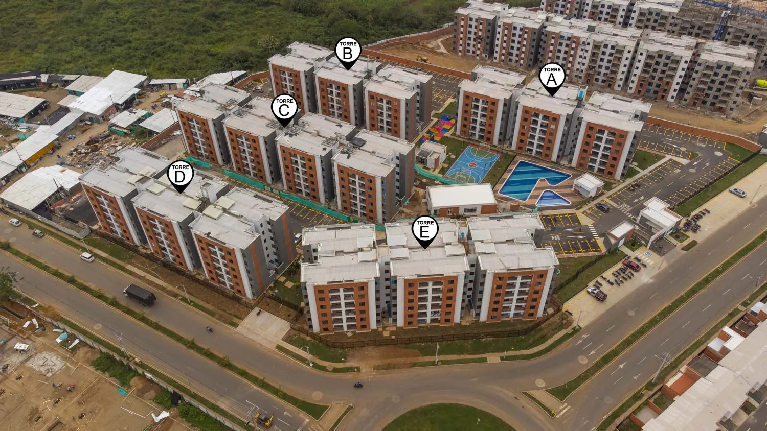 Foto del proyecto Solaria en avance de obra julio de 2022