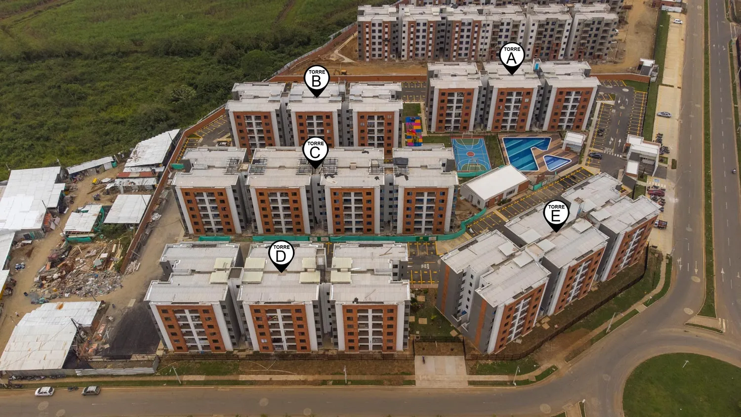 Foto del proyecto Solaria en avance de obra julio de 2022