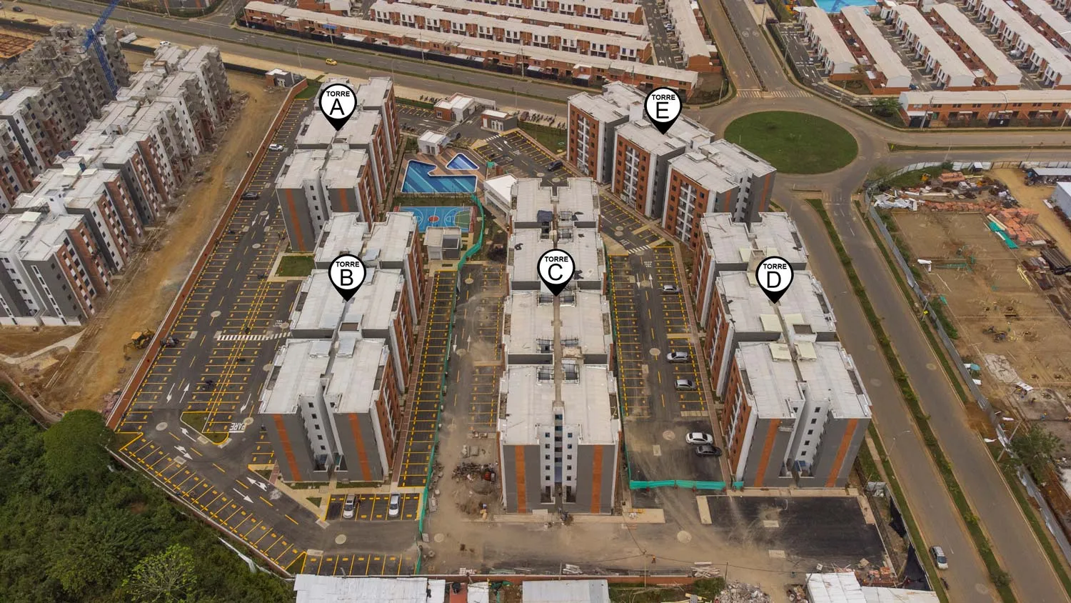 Foto del proyecto Solaria en avance de obra julio de 2022