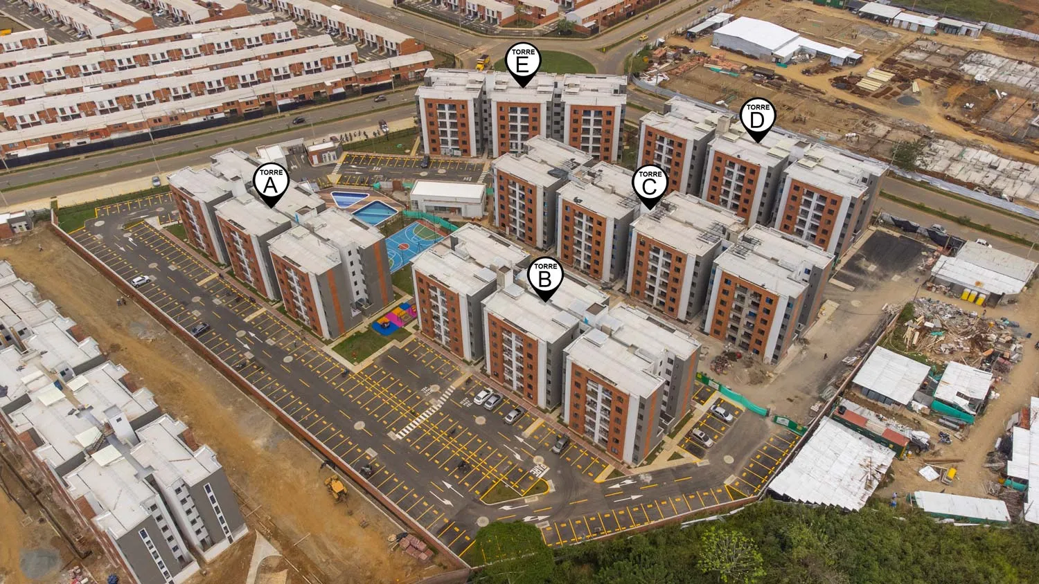 Foto del proyecto Solaria en avance de obra julio de 2022