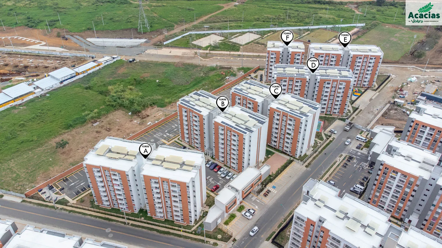 Foto del proyecto Acacias en avance de obra julio de 2023