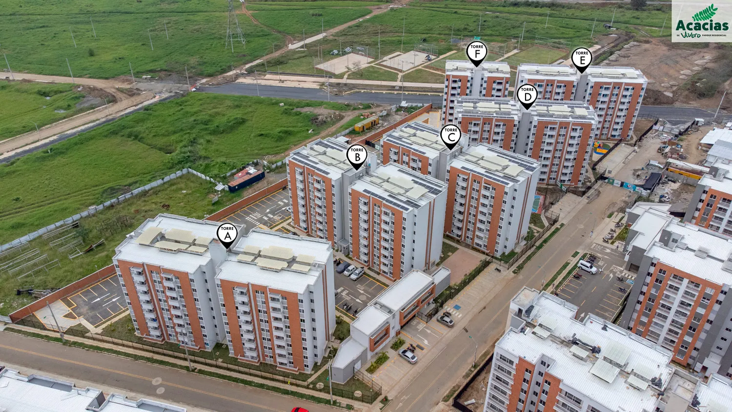 Foto del proyecto Acacias en avance de obra marzo de 2023