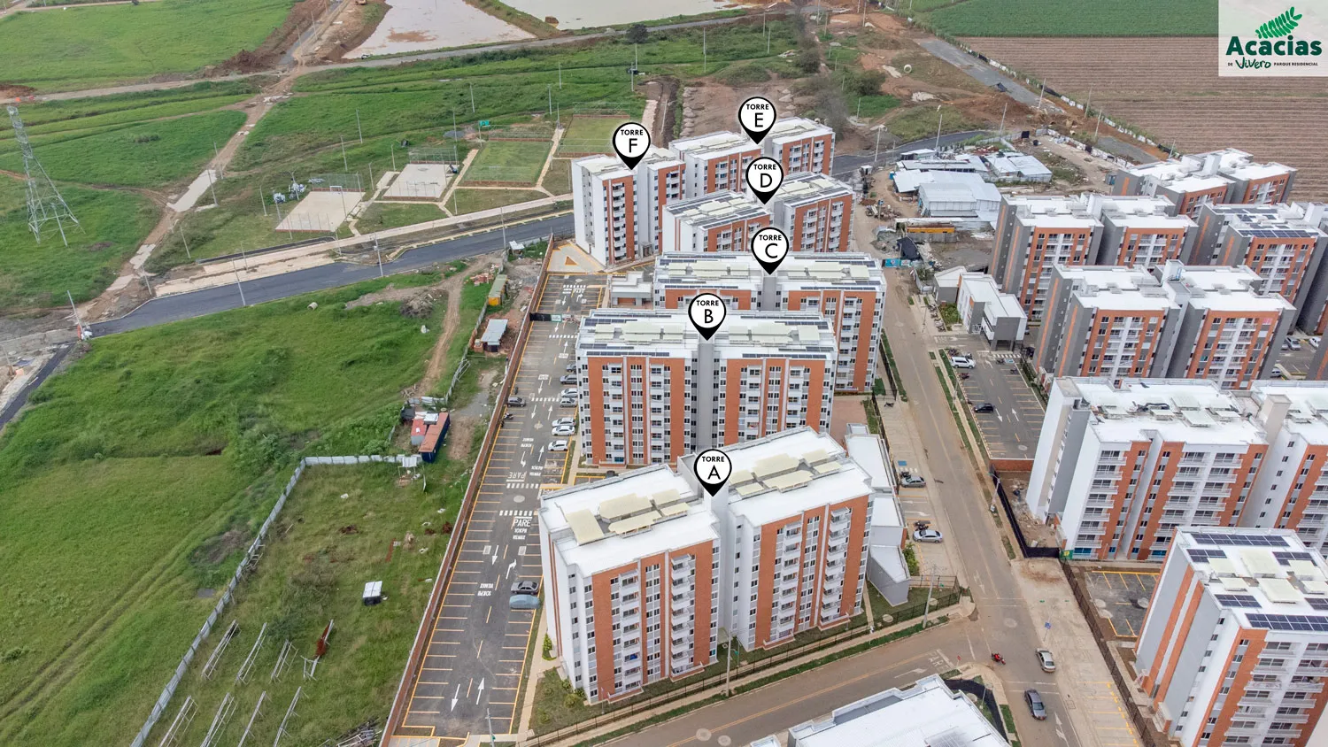 Foto del proyecto Acacias en avance de obra marzo de 2023