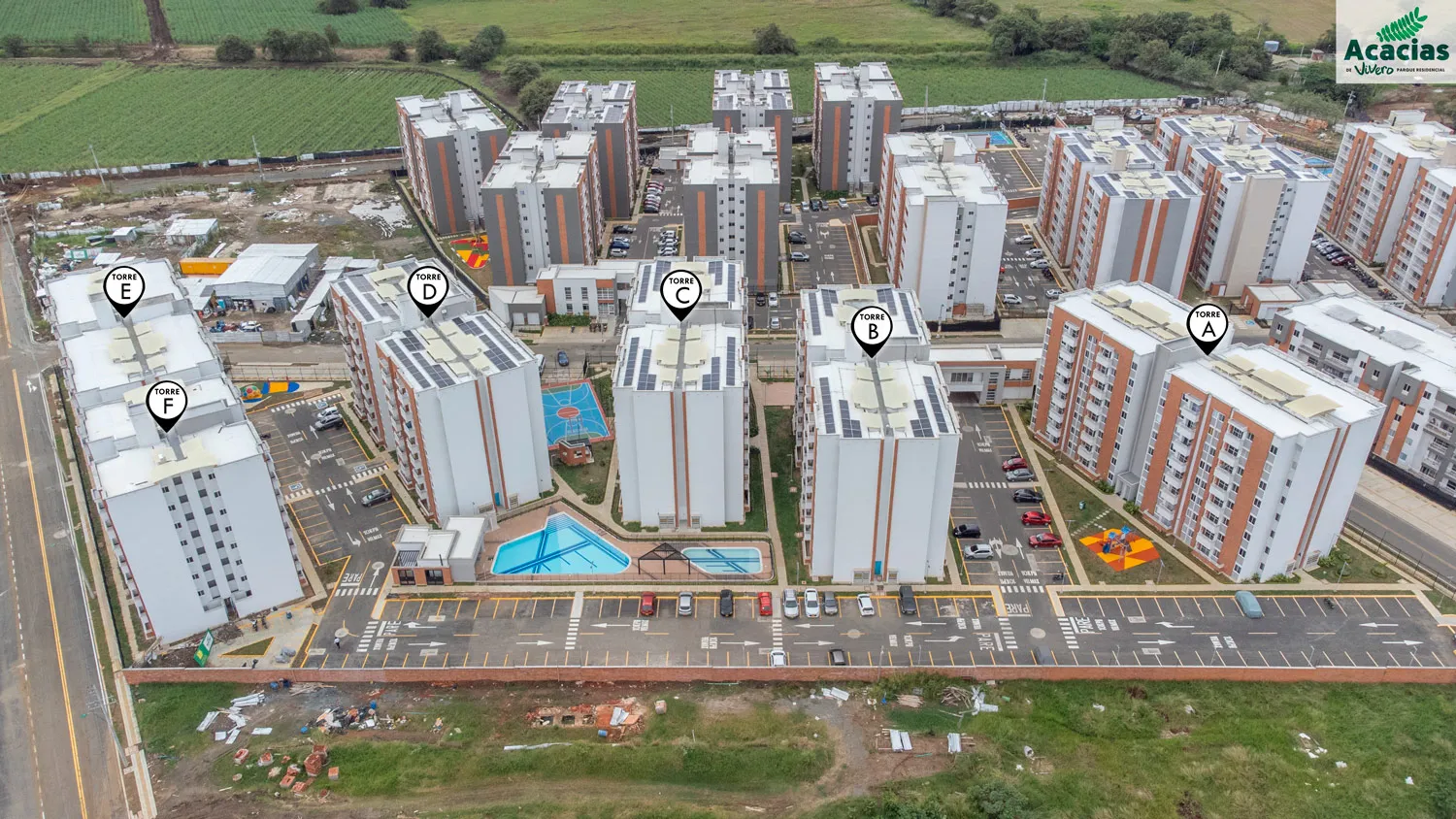 Foto del proyecto Acacias en avance de obra mayo de 2023