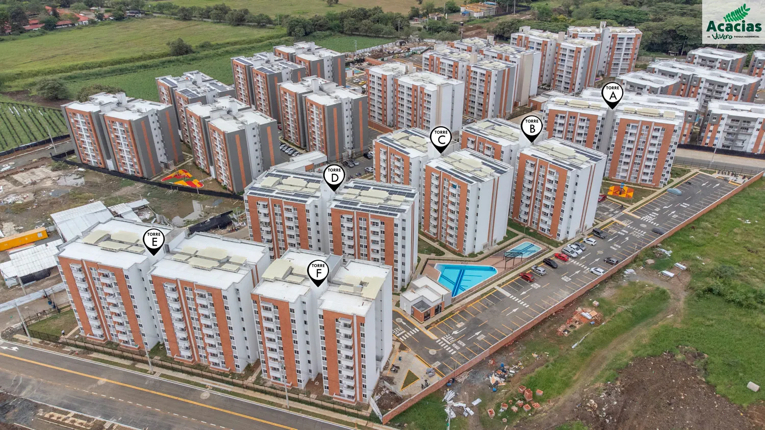 Foto del proyecto Acacias en avance de obra mayo de 2023