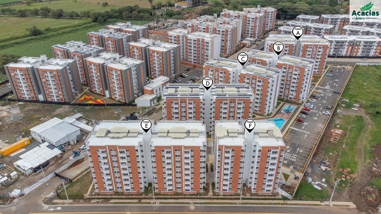 Foto del proyecto Acacias en avance de obra mayo de 2023