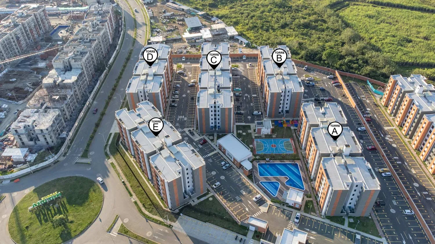 Foto del proyecto Solaria en avance de obra noviembre de 2022