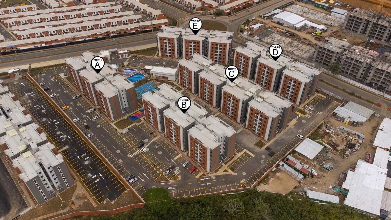 Foto del proyecto Solaria en avance de obra septiembre de 2022