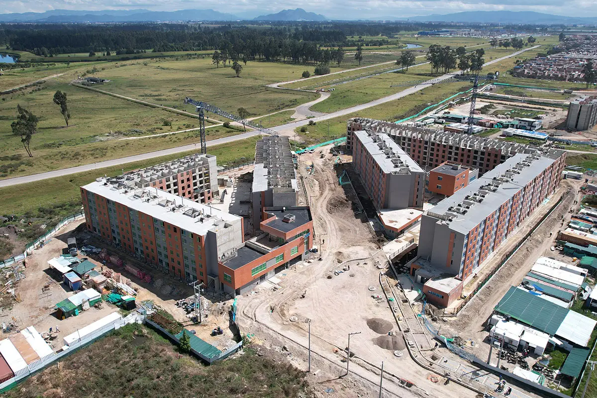 Foto del proyecto Rosa Celeste en avance de obra septiembre de 2025