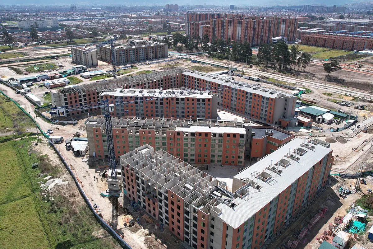 Foto del proyecto Rosa Celeste en avance de obra septiembre de 2025