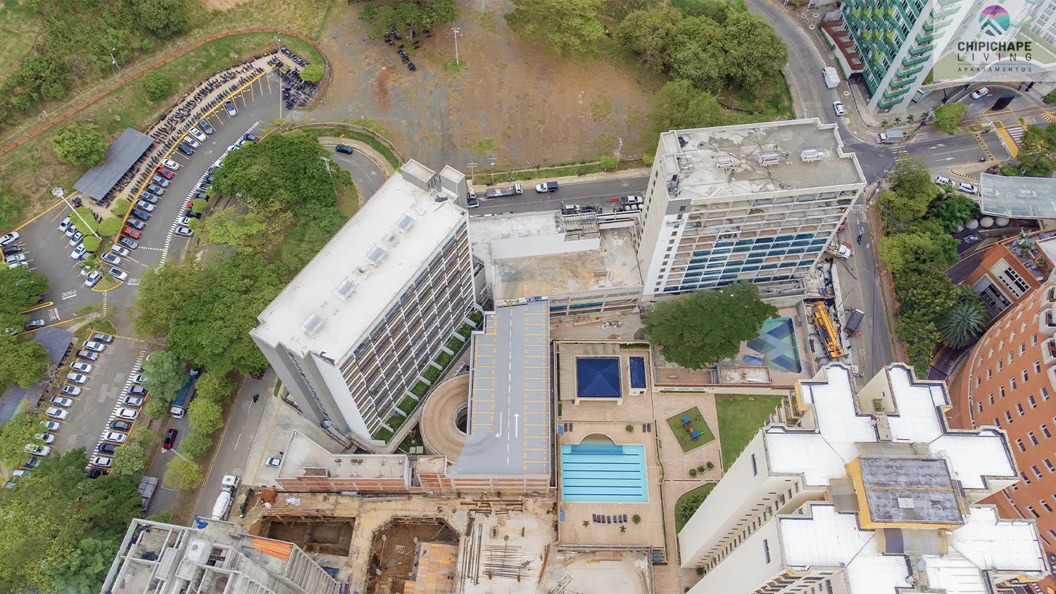 Foto del proyecto Chipichape Living en avance de obra septiembre de 2025