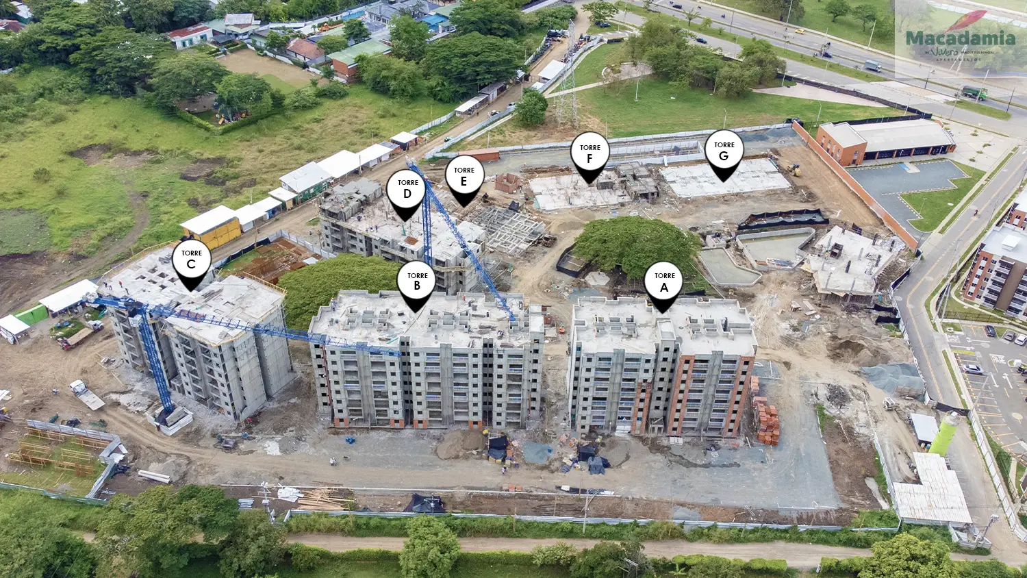 Foto del proyecto Macadamia en avance de obra septiembre de 2025