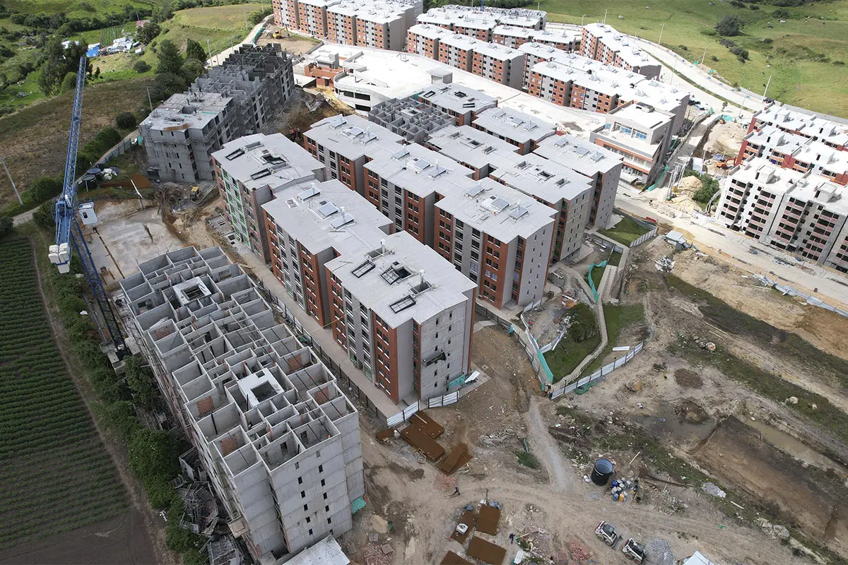 Foto del proyecto Las Violetas en avance de obra octubre de 2025