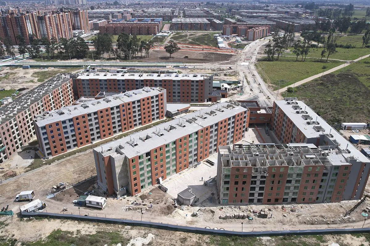 Foto del proyecto Rosa Celeste en avance de obra octubre de 2025