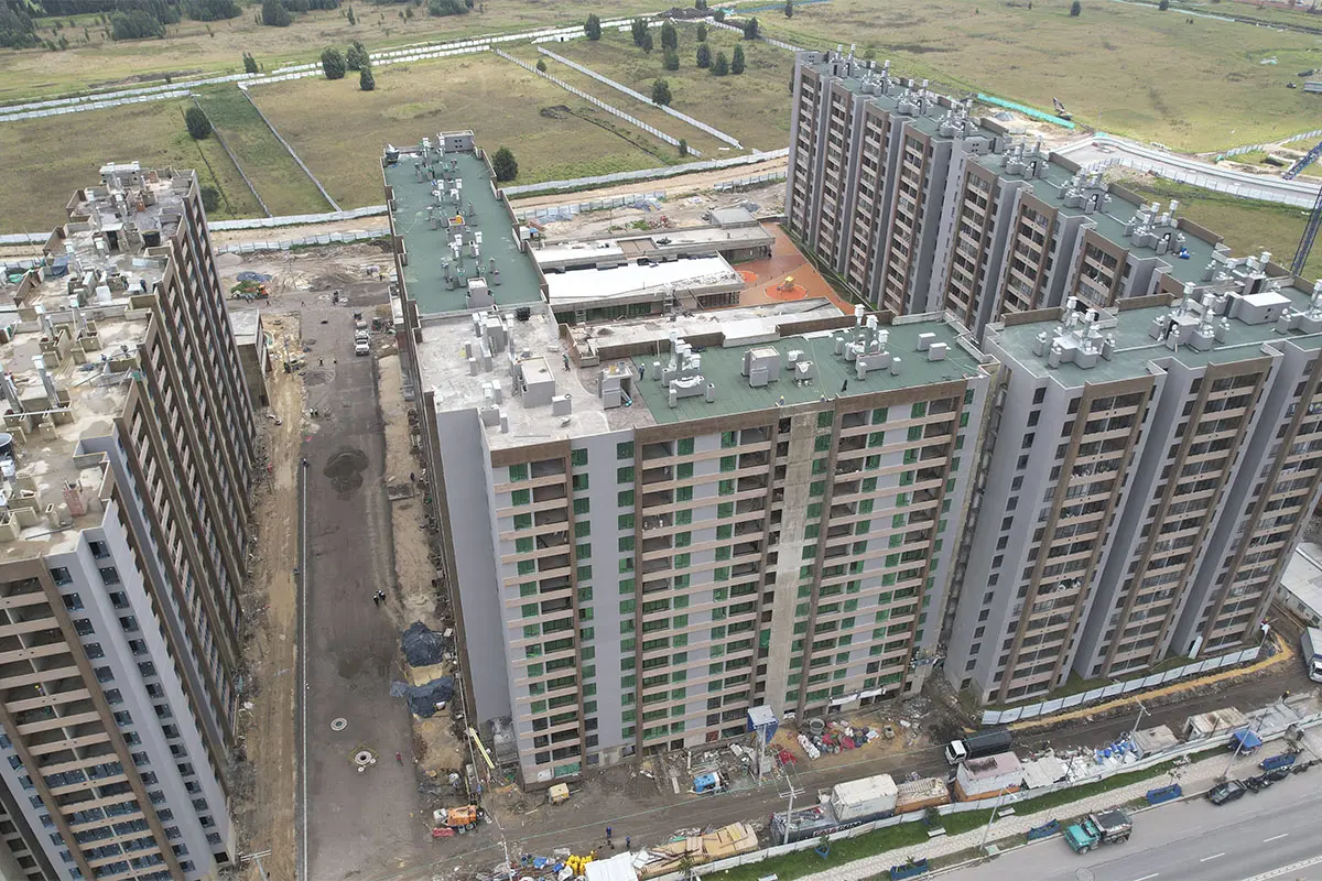 Foto del proyecto Tramonte Living en avance de obra octubre de 2025