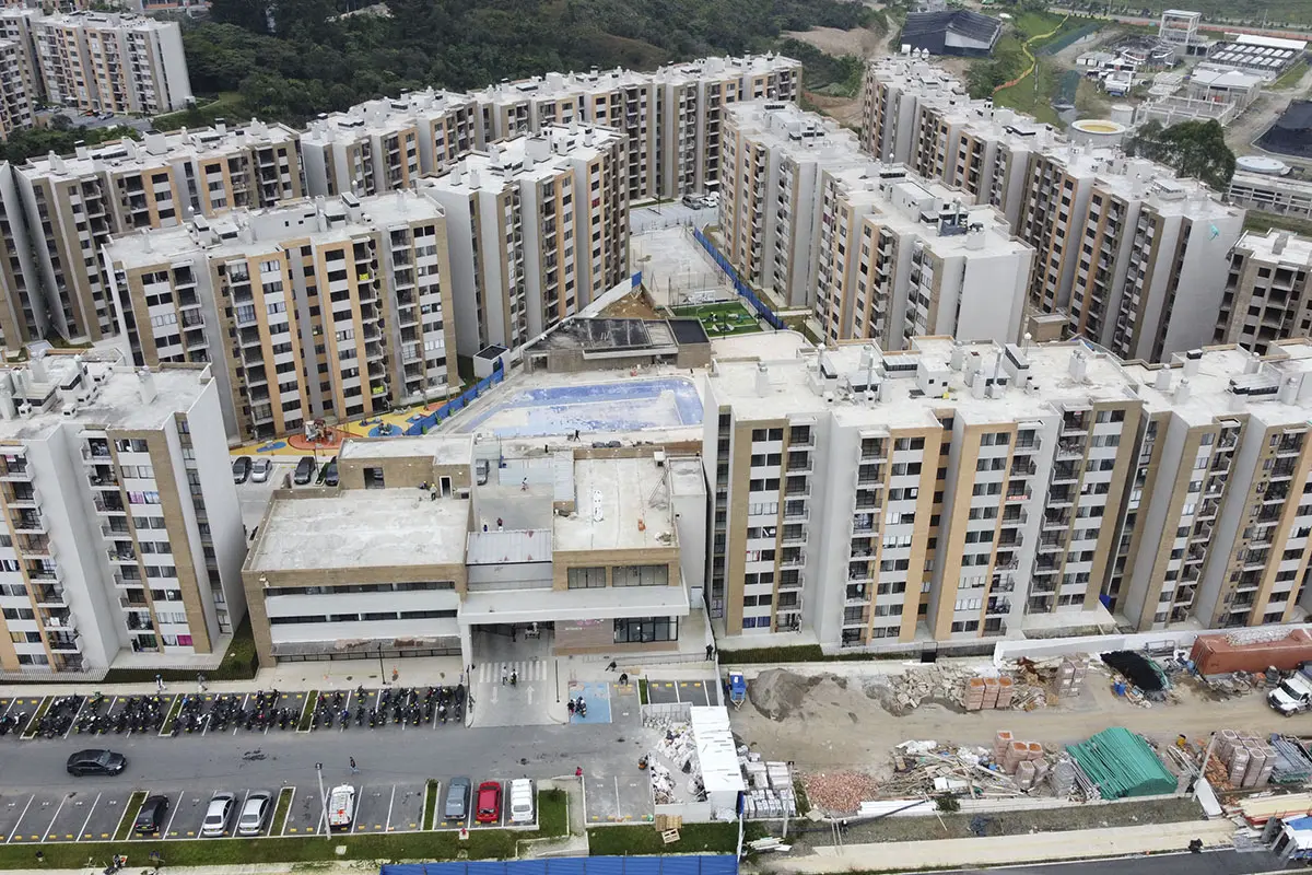 Foto de avance de obra octubre 2025 del Proyecto Bosque Robledal