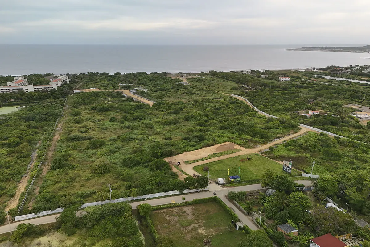 Foto del proyecto Ísola Praia en avance de obra noviembre de 2025