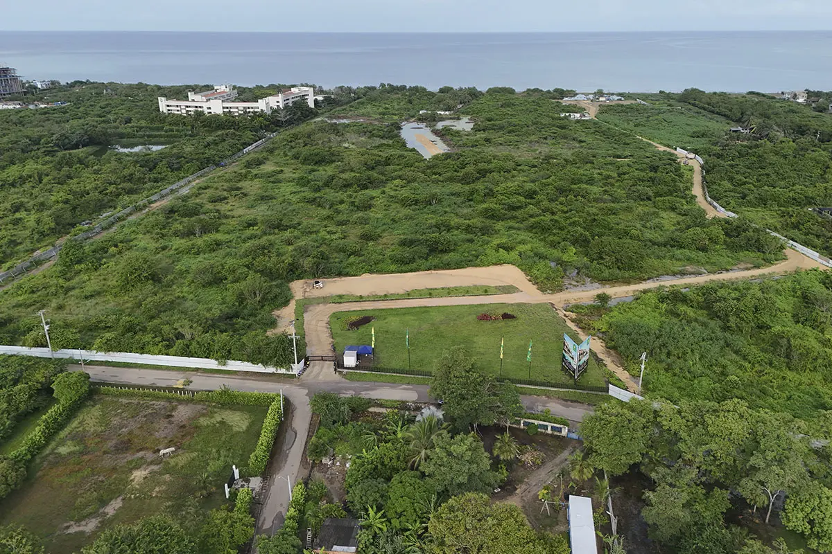 Foto del proyecto Ísola Praia en avance de obra octubre de 2025