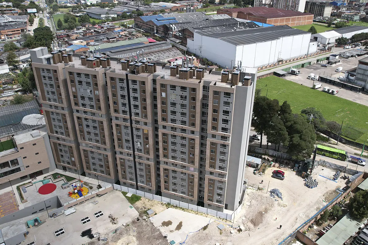 Foto del proyecto Senderos de Fontibón en avance de obra noviembre de 2025