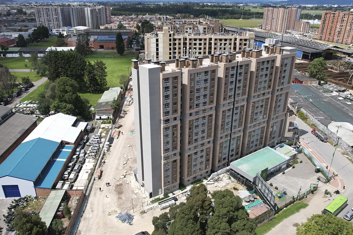 Foto del proyecto Senderos de Fontibón en avance de obra noviembre de 2025