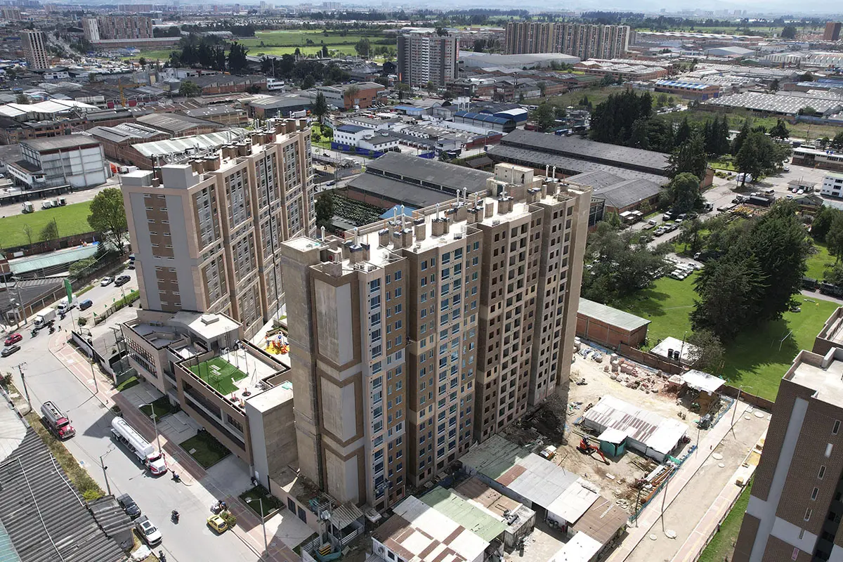 Foto del proyecto Senderos de Fontibón en avance de obra noviembre de 2025