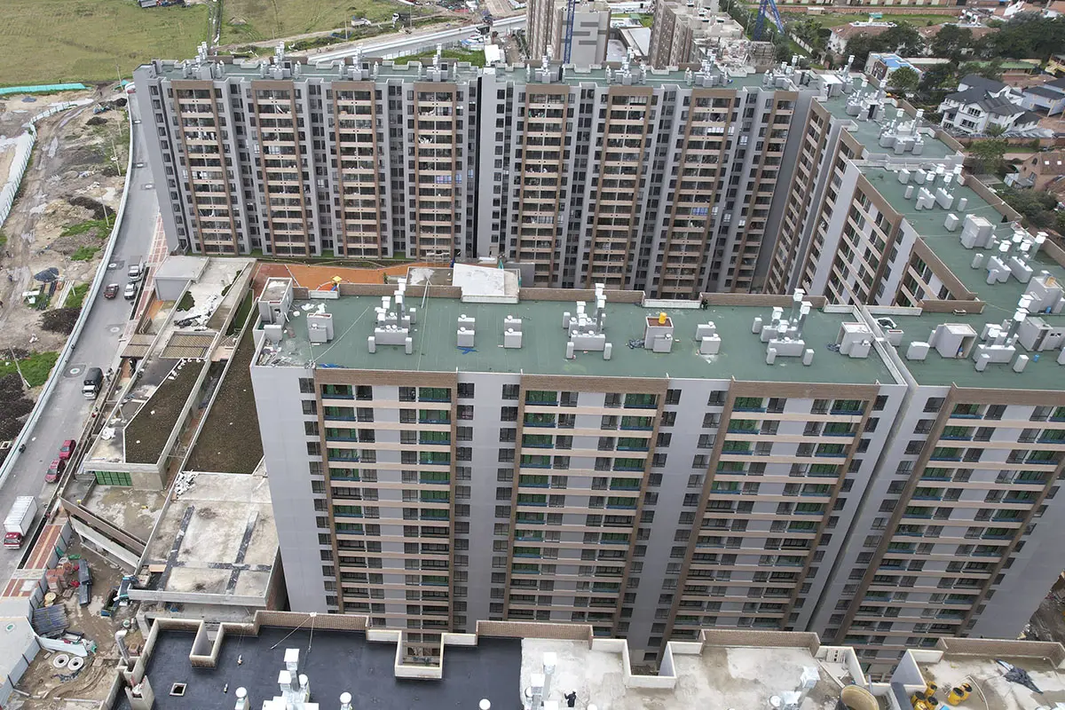 Foto del proyecto Tramonte Living en avance de obra noviembre de 2025