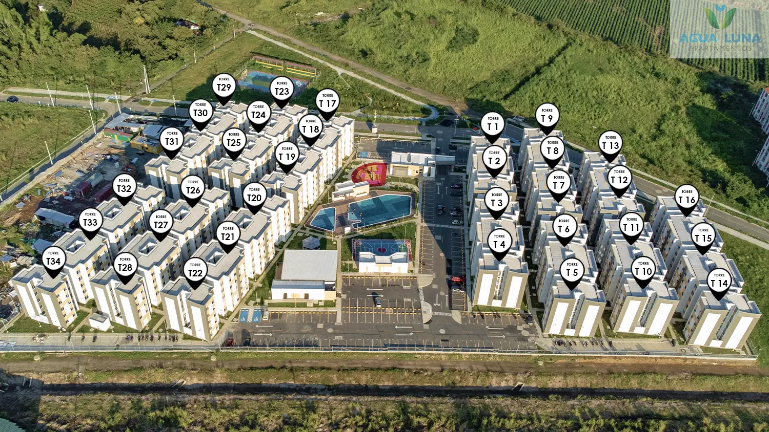 Fotos del avance de obra de noviembre de 2025 proyecto Agua Luna