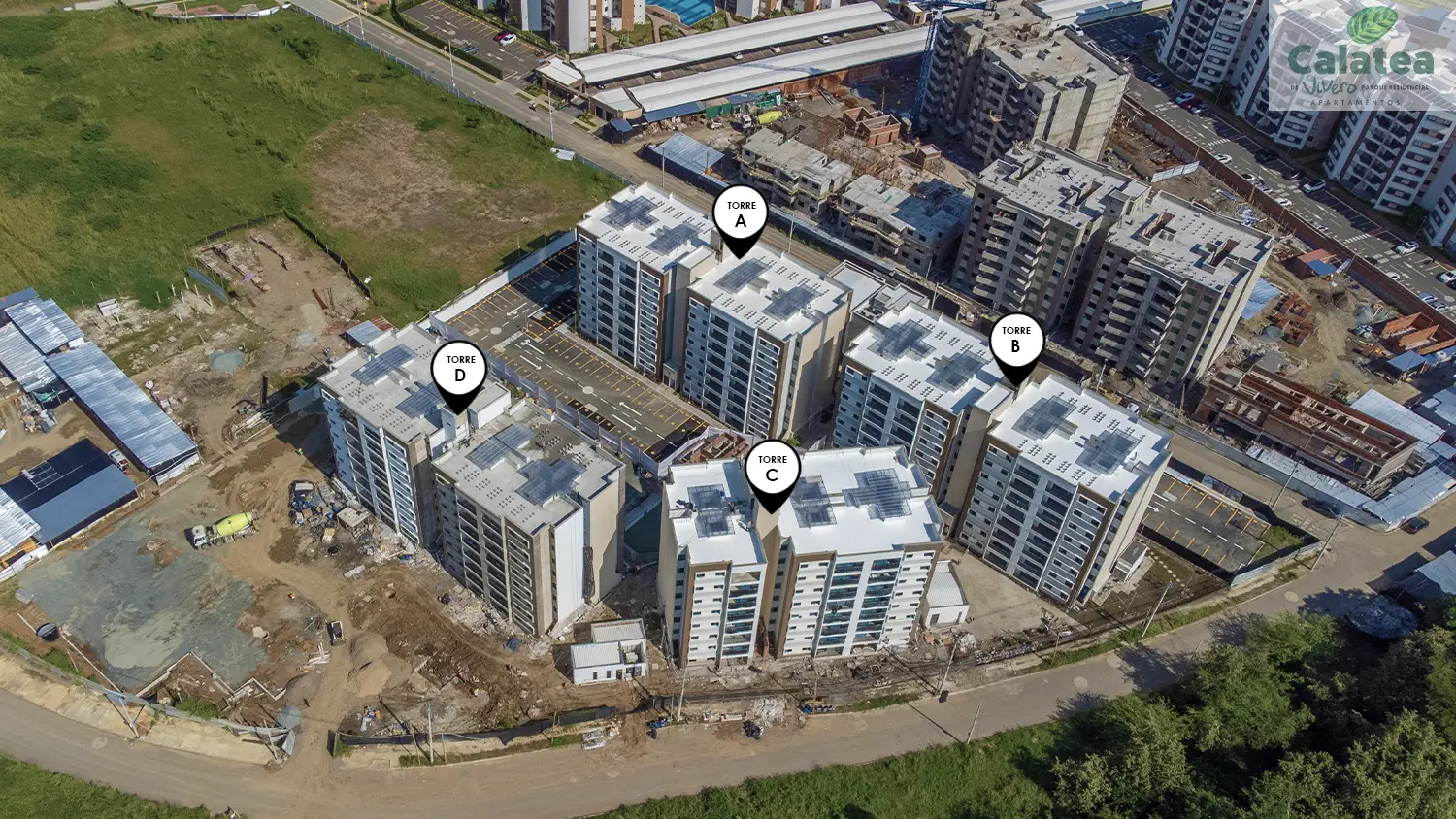 Foto del proyecto Calatea en avance de obra noviembre de 2025